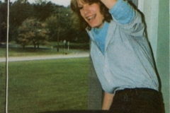 1980 Yearbook pg014 female jumping out window
