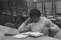 1980 Yearbook pg031 John Deering studying