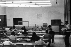 1980 Yearbook pg044 Bob Smith watching over study hall