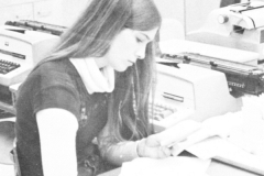 1980 Yearbook pg053 Chris Seckman studying