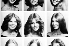 1980 Yearbook pg089 Homecoming court prepped for video