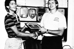 1980 Yearbook pg095 Alonzo Lyons and Coach Greene