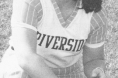1980 Yearbook pg101 Karen Wilson in Softball uniform