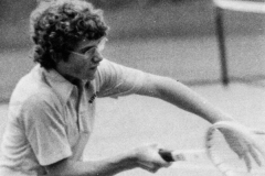 1980 Yearbook pg103 John Deering tennis action 1