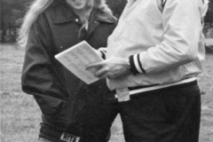 1980 Yearbook pg109 Rita Lehtonen with coach