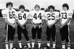 1980 Yearbook pg116 football team captains