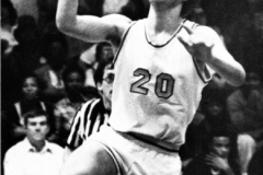 1980 Yearbook pg122 John Deering in basketball actin