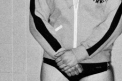 1980 Yearbook pg130 Art Wagner in swim trunks