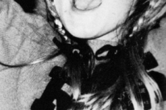 1980 Yearbook pg132 Deeny Smith in cheerleader uniform