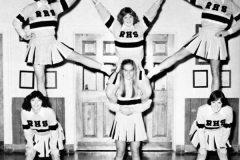 1980 Yearbook pg132 varsity football cheerleaders