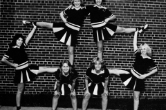 1980 Yearbook pg132 varsity wrestling cheerleaders