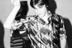 1980 Yearbook pg147 Russ Brockway posing