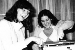 1980 Yearbook pg183 Lydia Urbassic and Debbie Baffer