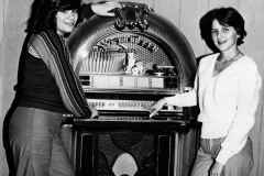 1980 Yearbook pg210 Chrisann Coabuno with jukebox
