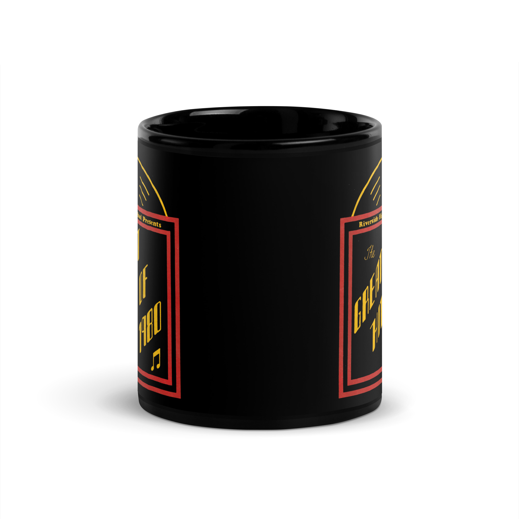 Yearbook Cover Black Glossy Mug - Image 4
