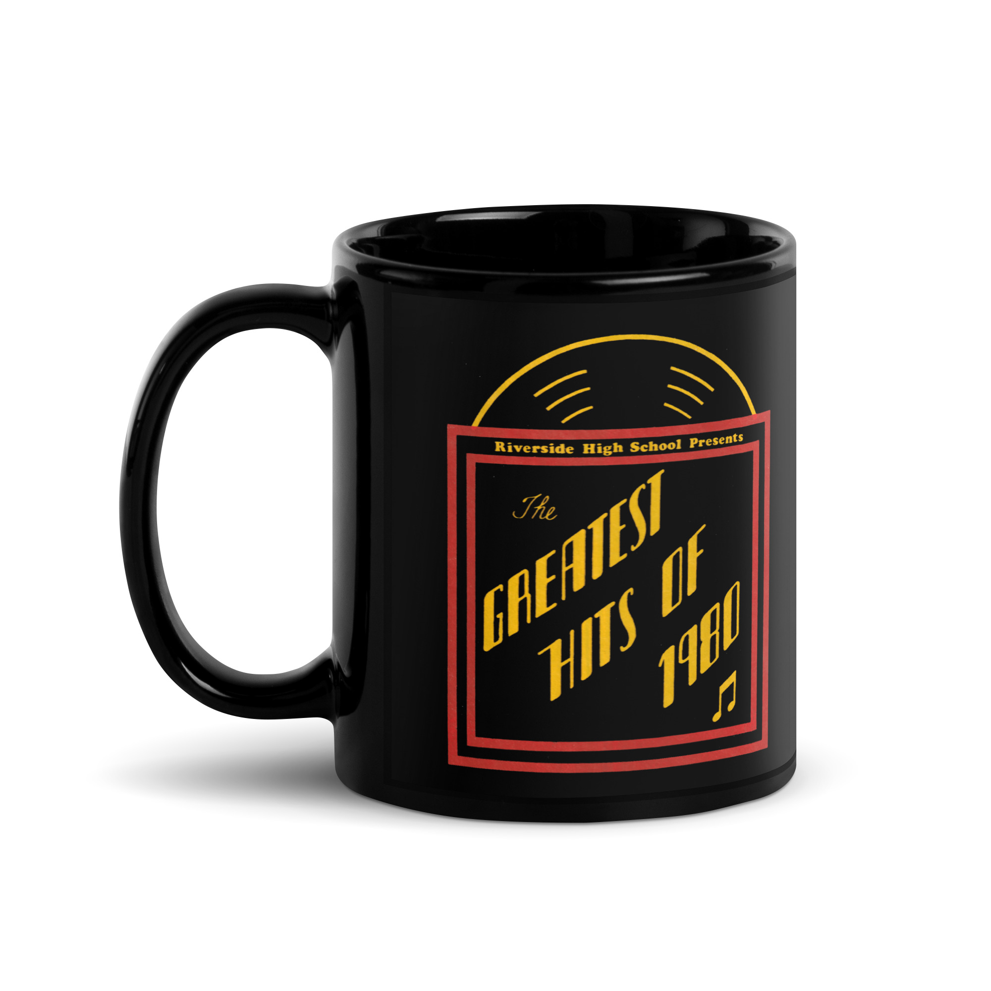 Yearbook Cover Black Glossy Mug - Image 2