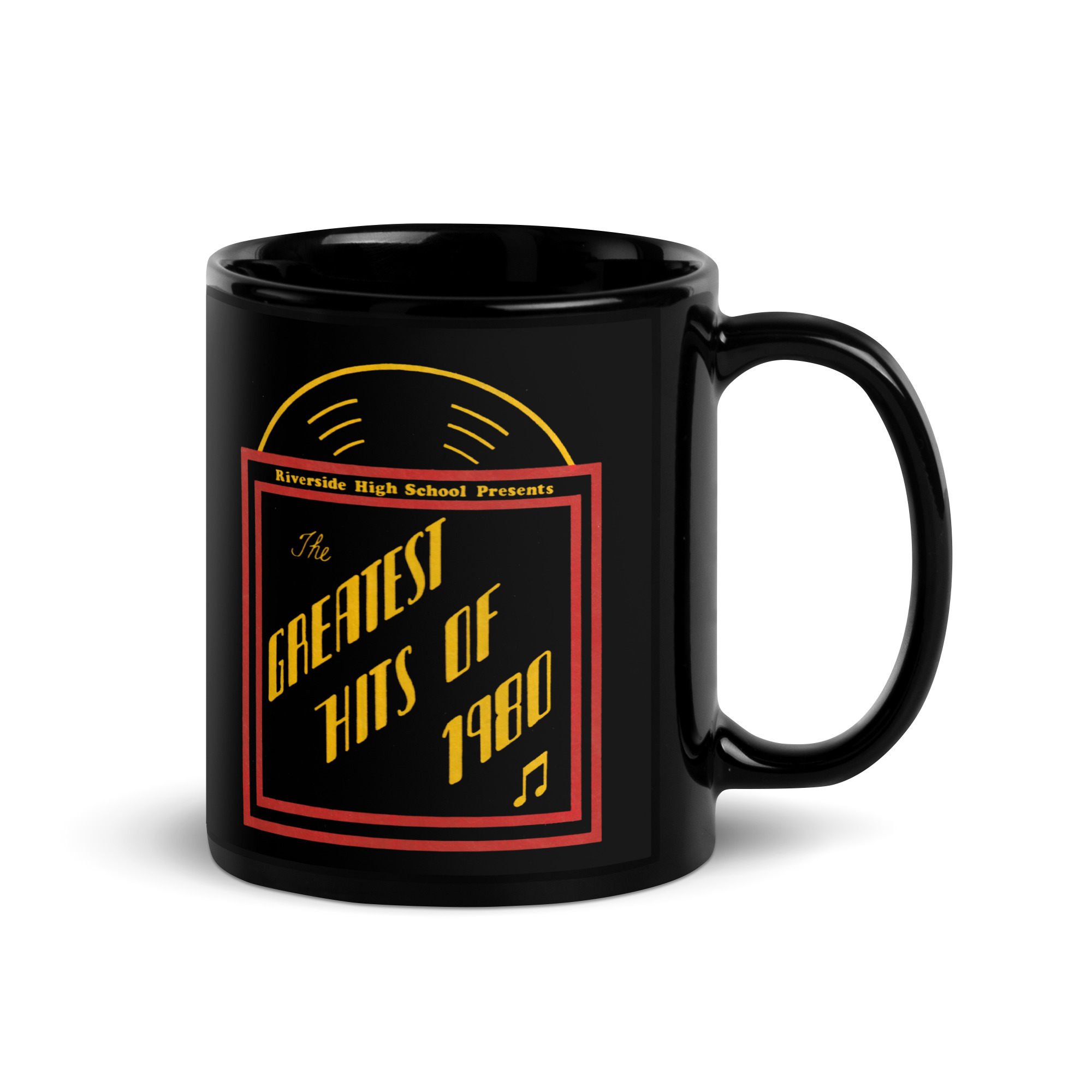Yearbook Cover Black Glossy Mug - Image 3