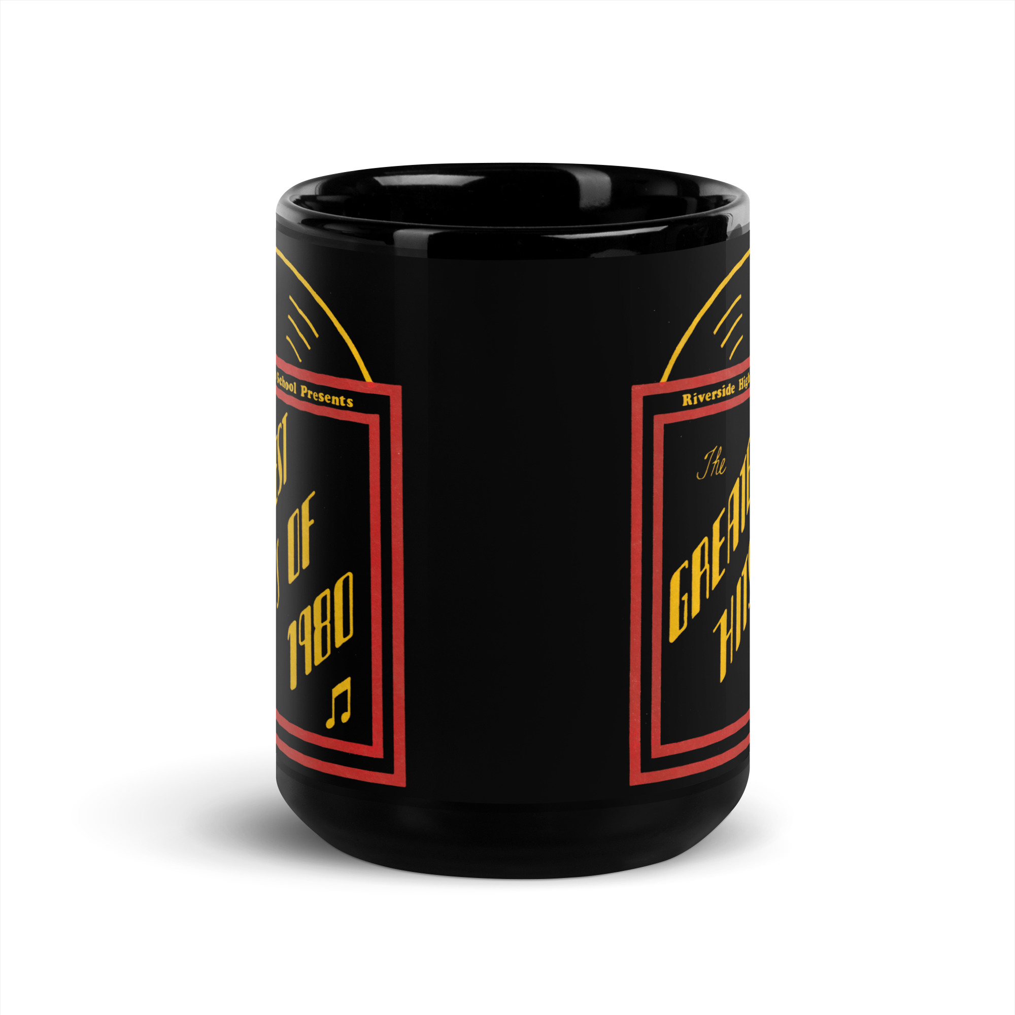 Yearbook Cover Black Glossy Mug - Image 6