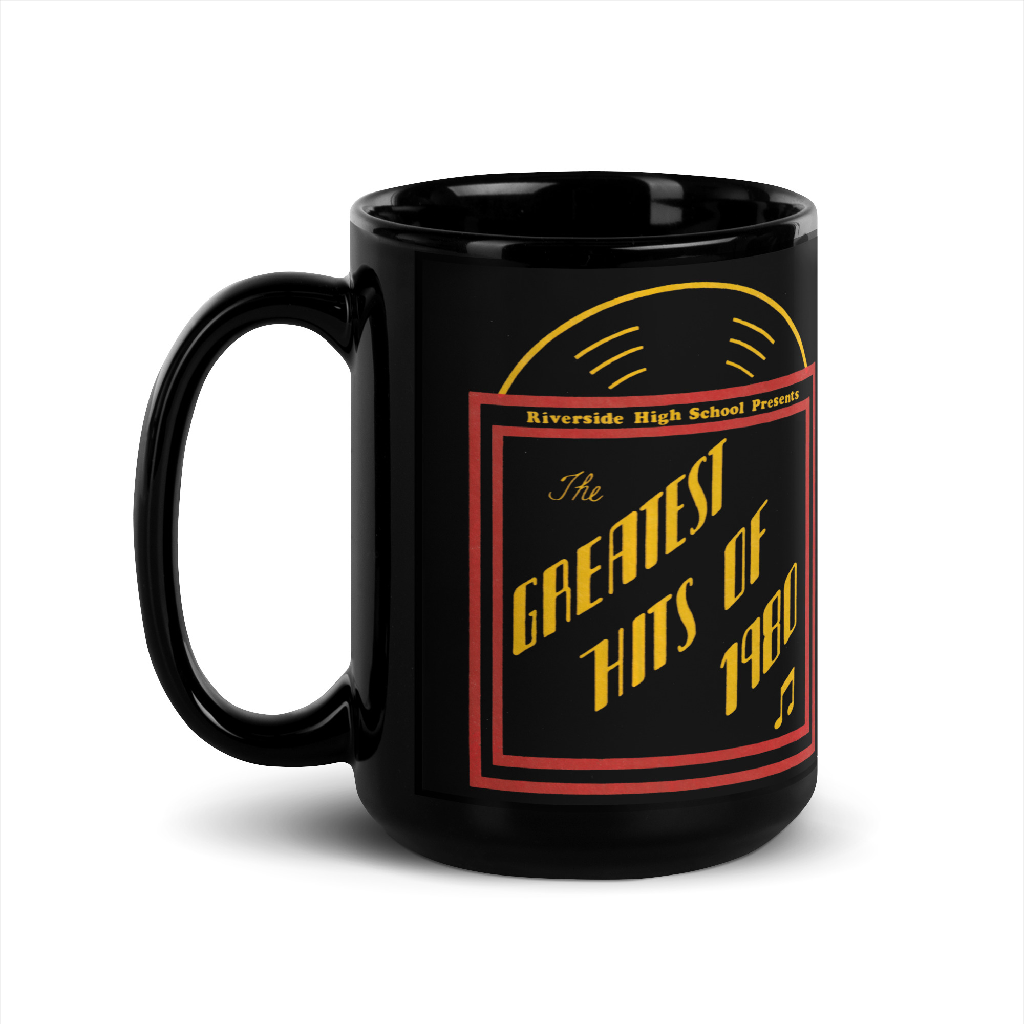 Yearbook Cover Black Glossy Mug - Image 5