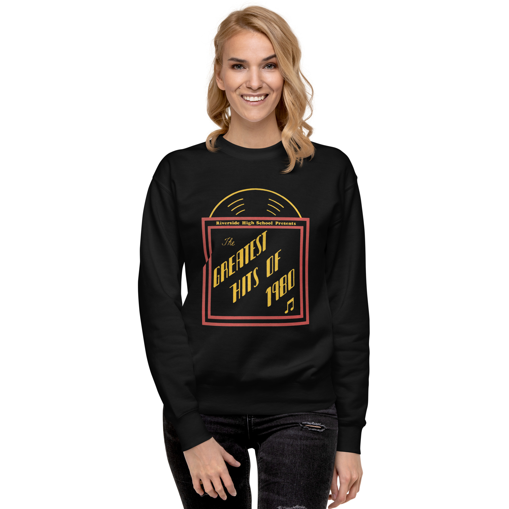 Yearbook Cover Unisex Premium Sweatshirt - Image 2