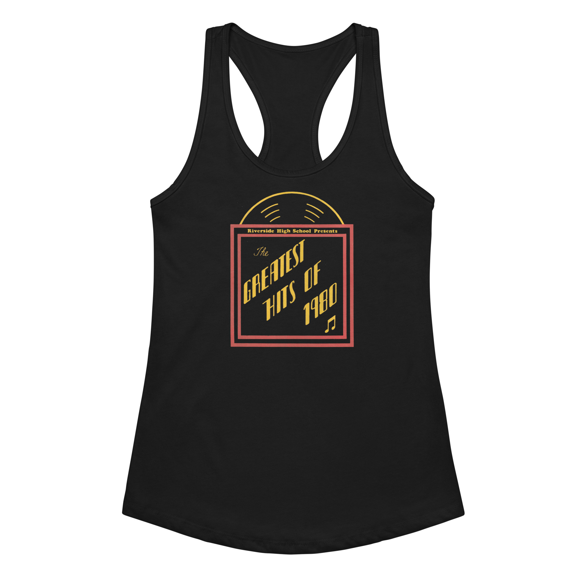 Yearbook Cover Art Women’s fitted racerback tank top - Image 5