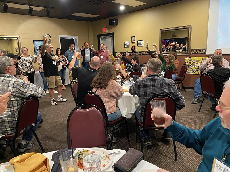 Frank giving toast 2