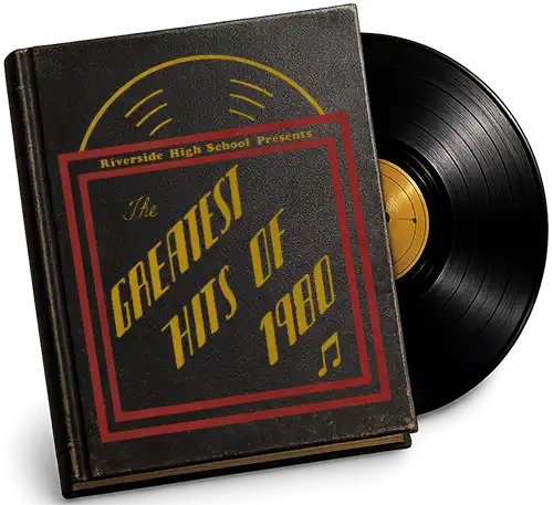 Yearbook with album